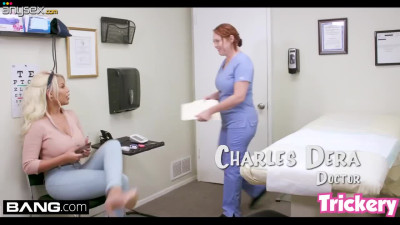 Perv doctor fuck with a hot busty Blonde MILF Bridgette B during examination right in her anal