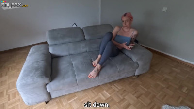 Dad's latest GF does not know he has a thing for feet... MILF feet