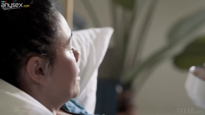 Hot petite girl with small tits gets fucked by Tommy pistol in her bed