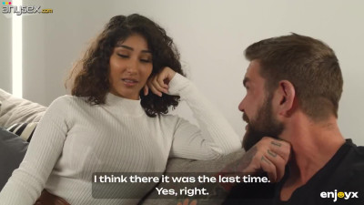 Ebony latina Venus Afrodita gets roughly fucked by a monster cock guy