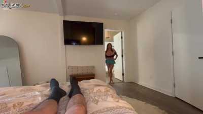 Busty Stepsister Surprise: Creampie & Reverse Cowgirl Fun