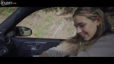 Lost in the Woods: Blonde Beauty's Wild Encounter with a Stranger