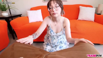 Prim Taylor’s Close-Up POV Blowjob: Glasses and Big Tits Conspirator