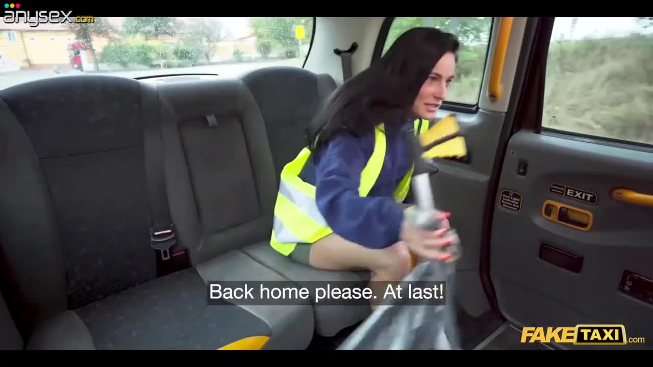 Hot Brunette in uniform got quickie in a taxi Free Porn Videos | ePornAny.