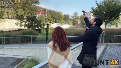 POV fuck for money with slutty redhead babe Norah Juliette