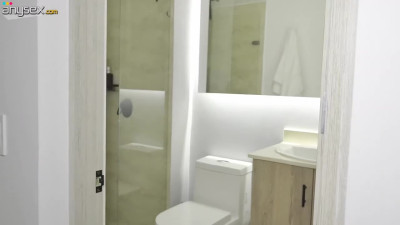 Curvy stepmom caught him peeping and showed him a good time