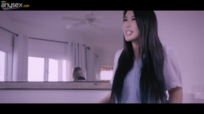 Stepson throbs his Asian stepmom and stepaunt