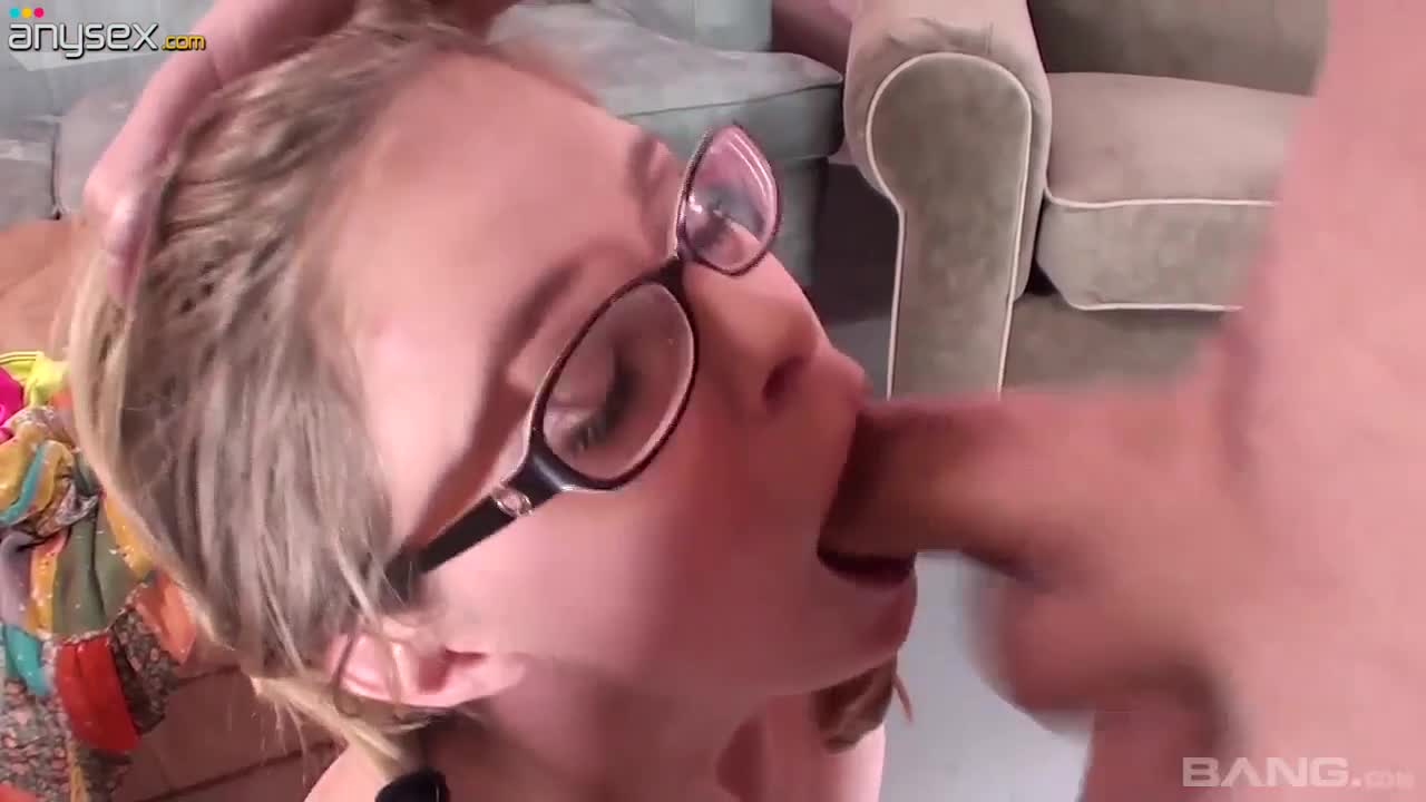 Nerdy chick Penny Pax is face fucked hard and jizzed on her glasses Free Porn Videos | ePornAny.