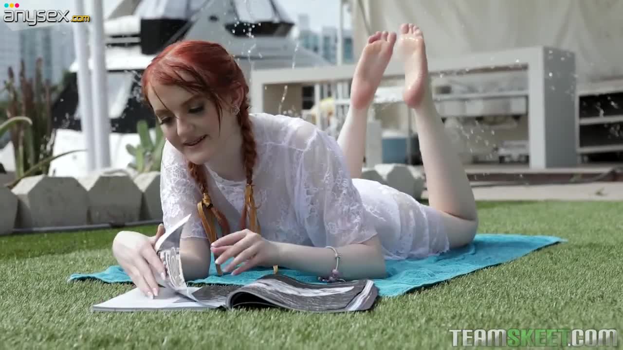 Ginger chick with braces Krystal Orchid gets intimate with bald headed neighbor J Mac Free Porn Videos | ePornAny.