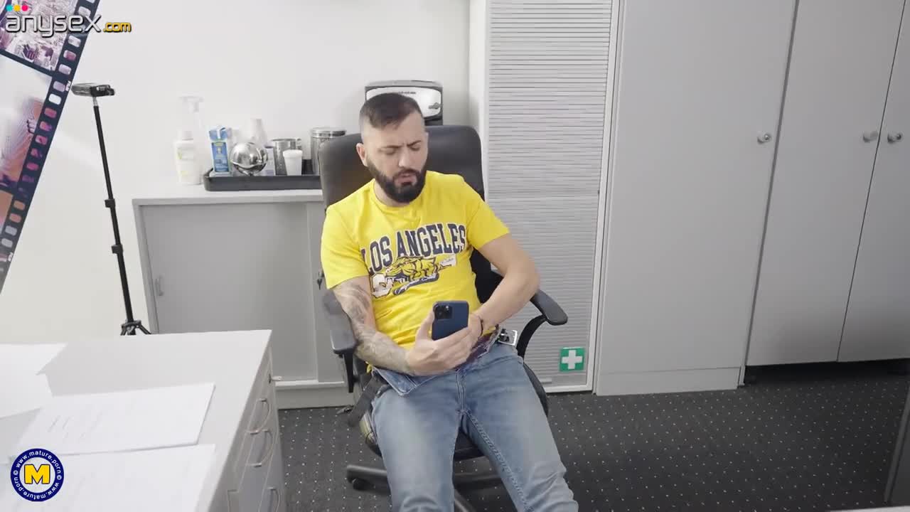 MILF boss caught employee jerking off and fucked his big dick Free Porn Videos | ePornAny.