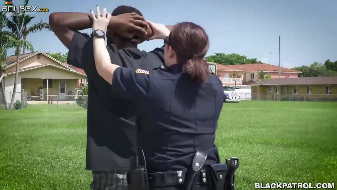 Two sex-hungry police chicks fuck arrested black dudes right in the street Free Porn Videos | ePornAny.