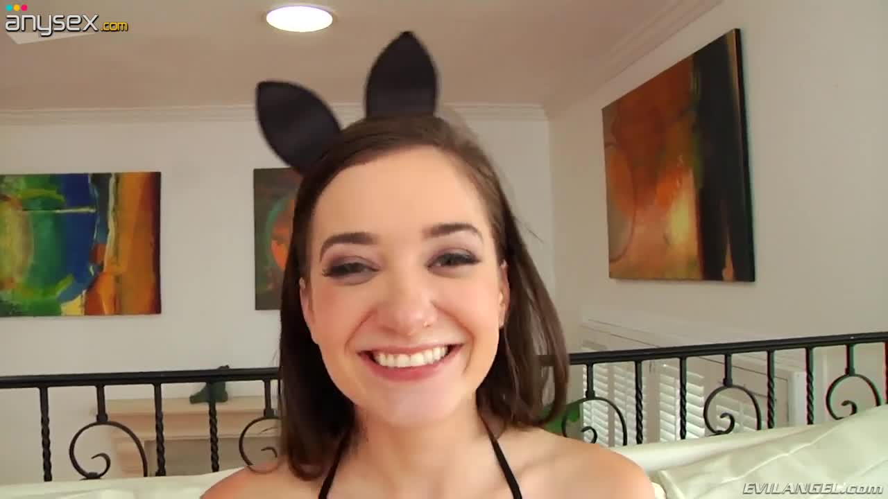 Nice chick in Bunny suit Gia Paige gives an interview Free Porn Videos | ePornAny.